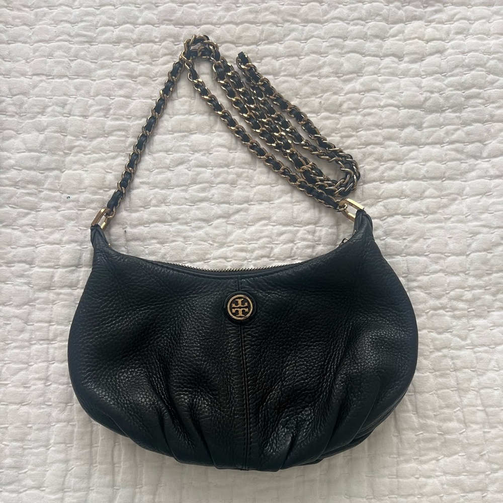Tory Burch Black Leather Crossbody Bag